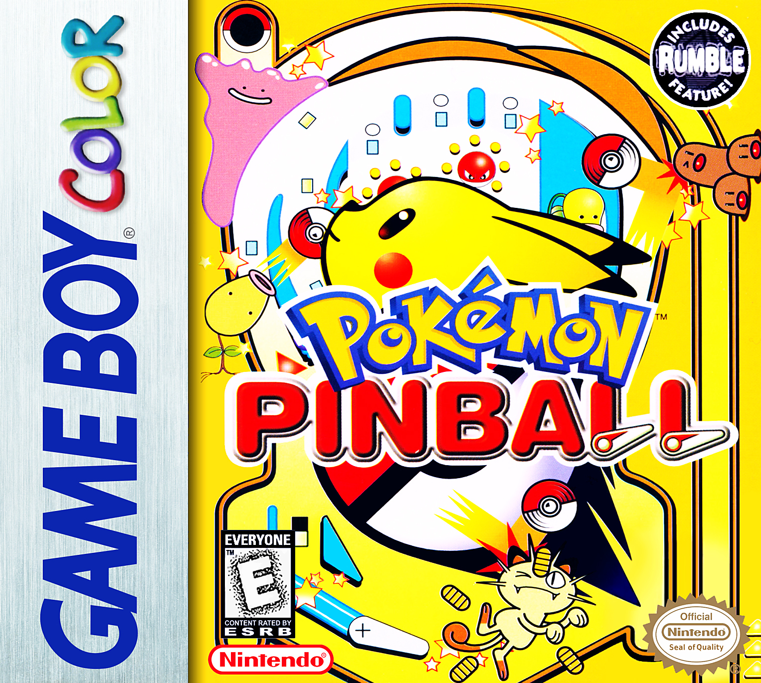 Pokemon Pinball for Nintendo Game Boy Color | Lvl Up Score